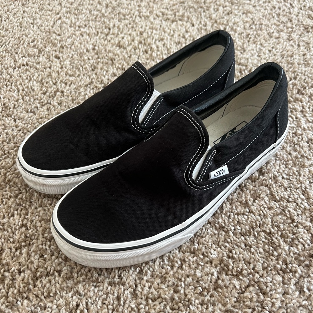 Vans Classic Black Slip-Ons